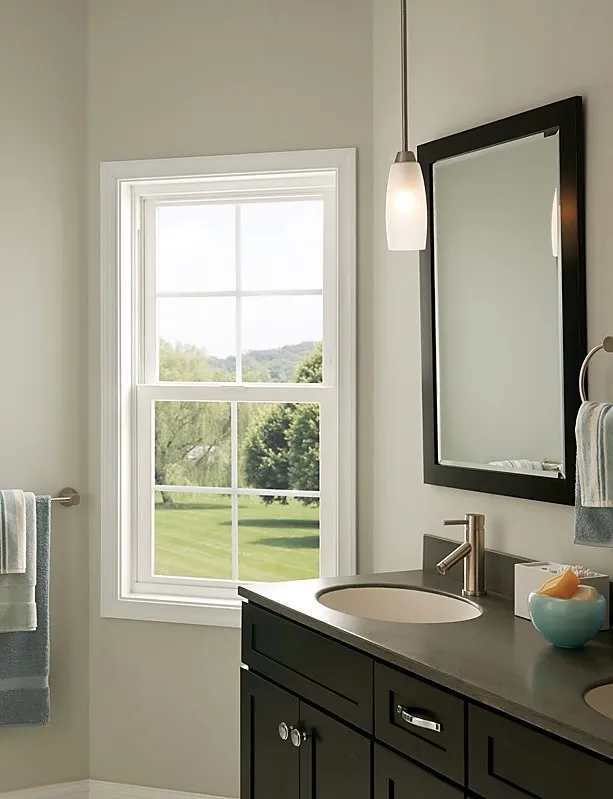 Bathroom Double Hung Window